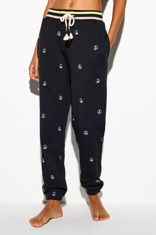 Peace Emblem Hudson Sweatpant