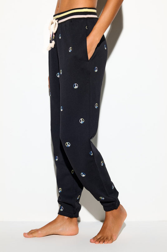 Peace Emblem Hudson Sweatpant