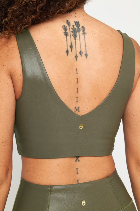 Harlow High Gloss Crop Tank