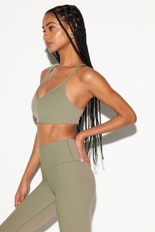 Mercury 2-Tone Longline Bra