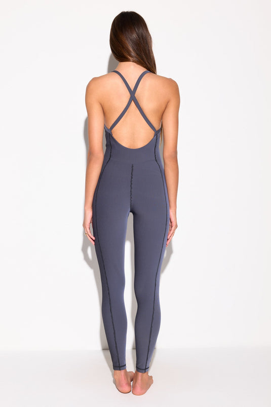 Stella 2-Tone 7/8 Jumpsuit